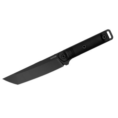 KER1088 image(0) - Kershaw Atreides Fixed Blade Tanto Field Knife with Removable Overmold Handle and Sheath System - Black