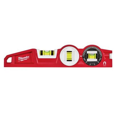 MLW48-22-5210 image(1) - Milwaukee Tool 10" Die cast Torpedo Level with 360 Degree Locking Vial