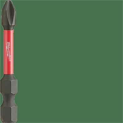 MLW48-32-4602 image(0) - Milwaukee Tool SHOCKWAVE 2&rdquo; Impact Phillips #2 Power Bits (5 PK)