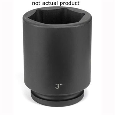 GRE4074D image(0) - Grey Pneumatic 1" Drive x 2-5/16" Deep Socket