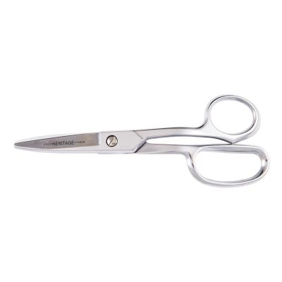 KLEGP718CB image(0) - Klein Tools Shear, Curved Handle, Blunt Tip, 8-7/8-Inch