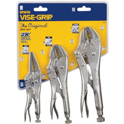 VGP323S image(0) - Vise Grip 323S 3 Pc. Tool Set Contains One Each: 10WRr, 7Rr and 6LNr Locking Tools