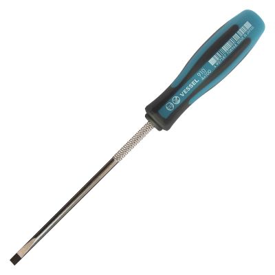 VES910S4100 image(0) - Vessel Tools No.910 MEGADORA Thin Shank Screwdriver 4x100