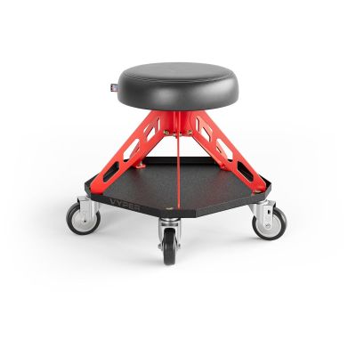 VYPRSP-B-R image(0) - Vyper Industrial 400 lb Capacity Robust Steel Pro Shop Chair - Black/Red