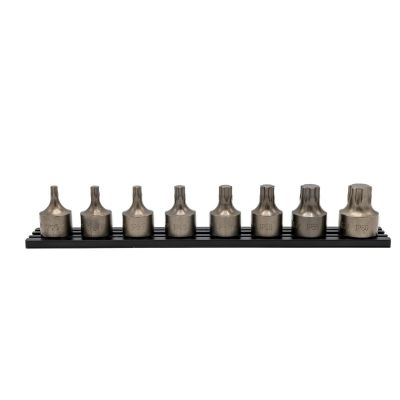 VIMIMPACT-TP6 image(0) - VIM Tools Impact TORX Plus Stubby One Piece Drivers, Ip25 Thru Ip60, 3/8 Inch Square Drive