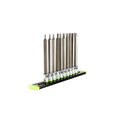GETHAS10LS image(0) - Grip Edge Tools 10 Piece 1/4 Inch Drive Long SAE RPT Hex Driver Set