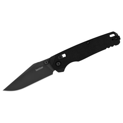 KER6106BLK image(0) - Kershaw Bel Air Clip Point Manual Folding Pocket Knife with MagnaCut Blade and G10 Handle - Black