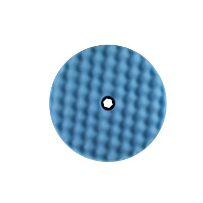 BUF852SP image(0) - Buff And Shine 852SP Double Sided Snap Pad, 8 in Dia, Foam Pad, Blue