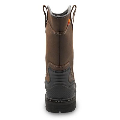 FSIA7387-17EE image(1) - Avenger Work Boots Hammer MAX Wellington - Internal MET - Men's - CN|EH|PR|WP|Mt|HR|SR|SF|B&W - Brown - Size: 17 - EE - (Extra Wide)