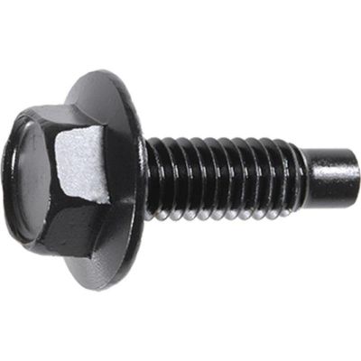 AVC5711 image(0) - AUVECO 5711 Hex Washer Head Spin Lock Dog Point Body Bolt, 5/16 in - 18 TPI x 1 in L x 1/2 in Hex, Black Phosphate