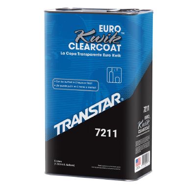 TRP7211 image(0) - Transtar Autobody Products 7211 - EURO Kwik Clearcoat - 5 L Can - Euro - 2:1 Mixing