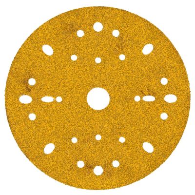 MMM09280 image(0) - 3M  Hookit Gold Abrasive Disc 09280, 6-inch (150mm), 40D grade, Dust-Free