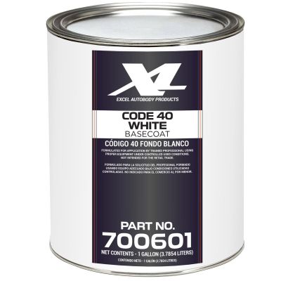 XLB700601 image(0) - Excel Auto Body Products CODE 40 WHITE B/C GA.