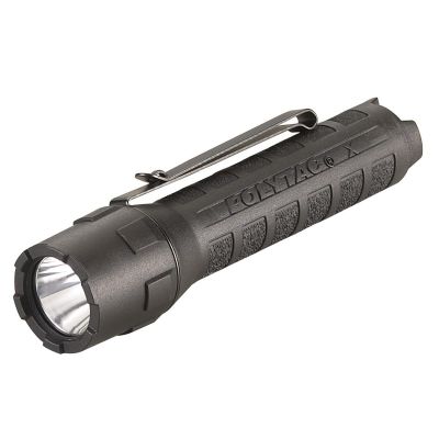 STL88603 image(0) - Streamlight 600 Lumen PolyTac X Flashlight - Includes (2) CR123A lithium batteries - Box - Black