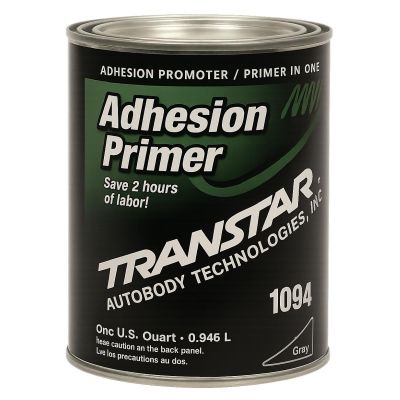 TRP1094 image(0) - Transtar Autobody Products 1094 - Low VOC Adhesion Primer 422 Square Feet per Gallon - 1 Quart - Black