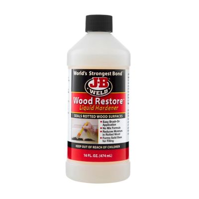 JBW40001 image(1) - J B Weld J-B Weld 40001 Wood Restore Liquid Hardener - 16 oz.
