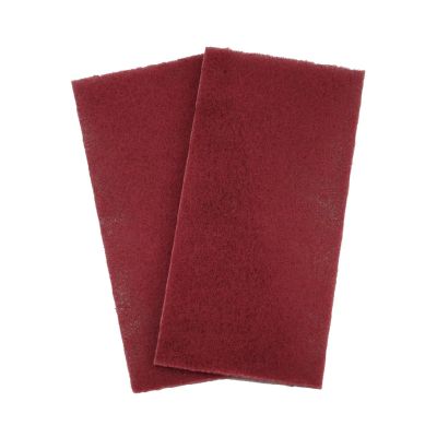 HITSPRED image(0) - High Teck Products (20 pcs per box) 6"X9" RED SCUFF PAD VERY FINEe Grain