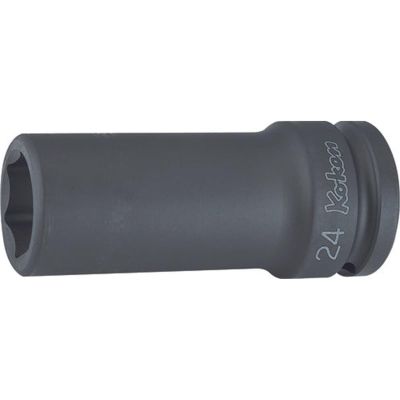 KKN16301M-40 image(0) - Ko-ken USA 16301M-40 3/4 Sq. Dr. Socket 40mm 6 point Length 100mm Thin walled