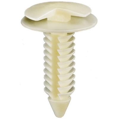 AVCAP15461 image(0) - AUVECO AP15461 Double Head Type 11 Trim Panel Retainer, (5/8 in Dia Top x 3/4 in Dia Bottom) Head, Nylon, White