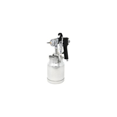 AES102 image(0) - AES Industries 102 Professional Siphon Feed Spray Gun with Cup, 2 mm, 1 qt Cup, 45 to 50 psi, Black