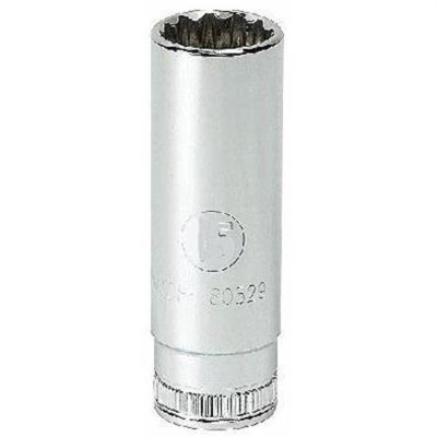 KDT80820 image(0) - GearWrench 1/2 Inch Drive 12 Point Deep Metric Socket 22mm