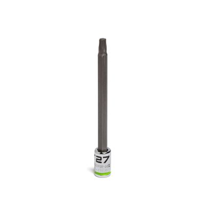 GETSTA27L image(0) - Grip Edge Tools 1/4" Dr RPT Long Star Bit Socket T27