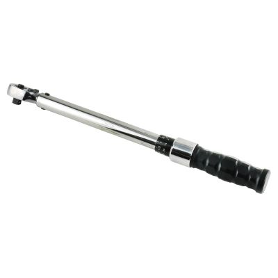 KTI72121A image(0) - K Tool International Torque Wrench Ratcheting 3/8 Inch Drive 10-100 Foot/Pounds USA
