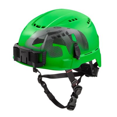 MLW48-73-1356 image(0) - Milwaukee Tool BOLT Green Vented Safety Helmet with IMPACT ARMOR Liner (USA) - Type 2, Class C