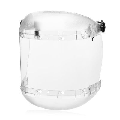 SRWS38510 image(0) - Sellstrom Face Shield - 380 Series &ldquo;MAX LIGHT&rdquo; - 6.5" x 19.5" x 0.040" Window - Clear - Universal Hard Hat Slot Adapter Headgear - Dual Crown