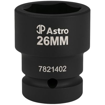 AST7821402 image(0) - Astro Pneumatic 26mm 1/2 Inch Drive Low Profile Nano Impact Socket