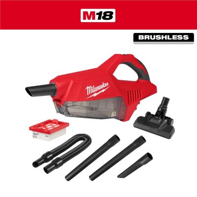 MLW0892-20 image(0) - Milwaukee Tool M18 Brushless Handheld Vacuum