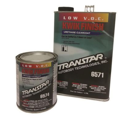 TRP6571 image(0) - Transtar Autobody Products Kwik 6571 2.1 Low VOC Clearcoat, 1 gal Can, Kwik, 4:1 Mixing