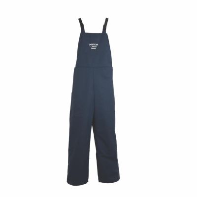 OBRCAT4-BIB-NB-M image(0) - OBERON Bib Overalls - Arc Flash - 40 Cal CAT - Color: Navy Blue - Size: Medium