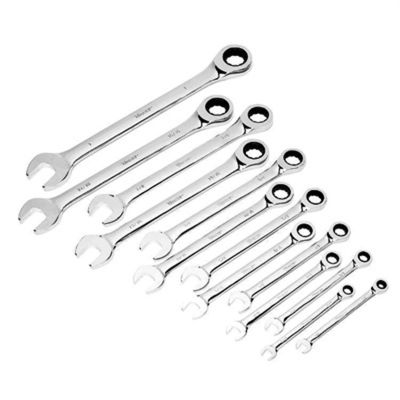 TIT17354 image(0) - TITAN WRE SET COMB SAE RATCHETING 13PC