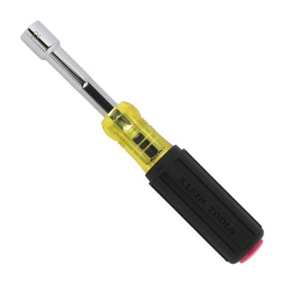 KLE65412M image(0) - Klein Tools Metric Color-Coded Nut Driver, Heavy-Duty Hollow-Shaft, 12mm