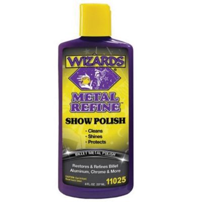 WZP11025 image(0) - Wizards Products Metal Refine 11025 Show Polish, 8 oz Squeeze Bottle, Orange