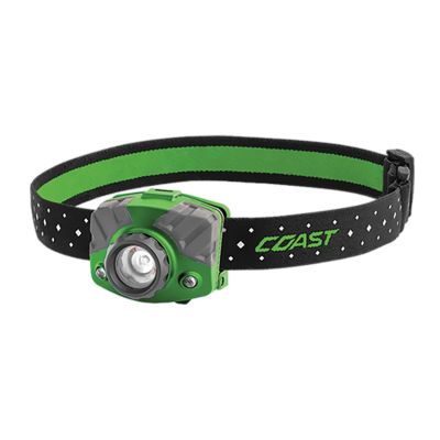 COS20619 image(0) - COAST Products FL75R 1000 Lumen Rechargable 168M Pure Beam Focusing Headlamp in Box - Green