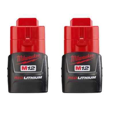 MLW48-11-2411 image(1) - Milwaukee Tool M12 REDLITHIUM Compact Battery Two Pack