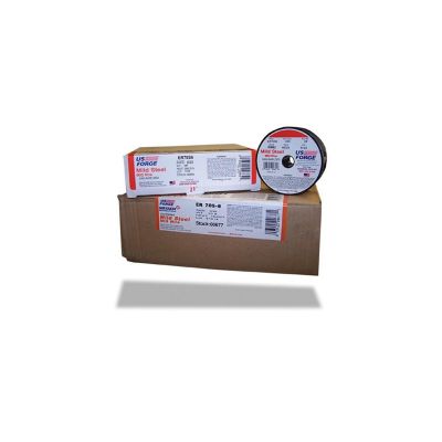 UFI00664 image(0) - U.S. FORGE INC. 00664 MIG Wire, 0.03 in Dia, 70S-6 Solid Mild Steel Wire, 10 lb