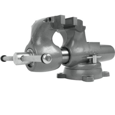 WIL28833 image(0) - Wilton 600S 6 Inch Machinist Round Channel Swivel Base Vise