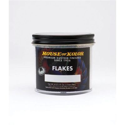 HOKF15-C01 image(0) - House Of Kolor F15-C01 F Series Dry Flake, 6 oz Can, Silver, 1/64th Hex