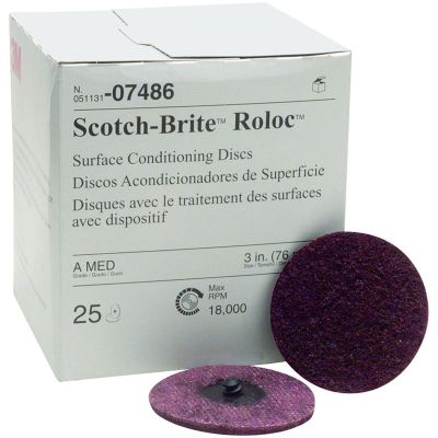MMM7486 image(1) - 3M DISC ROLOC 3 MD 25/BG RED