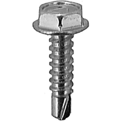 AVCAP9615 image(0) - AUVECO AP9615 Hex Washer Head Sems Teks Point Tapping Screw, #10 Screw x 3/4 in L, Zinc