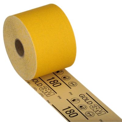 MMM02784 image(0) - 3M  Stikit Gold Sheet Roll 02784, 180, 2-3/4-inch x 45 yd (70mm x 41 m)