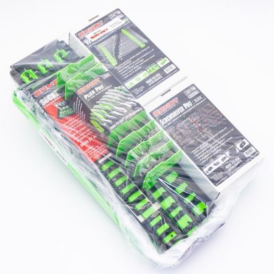 ERNGREENPACK-TDE25 image(0) - Ernst Mfg.  Tool Organizer Bundle: Screwdriver, Wrench, Plier, Socket, and Tray - Green