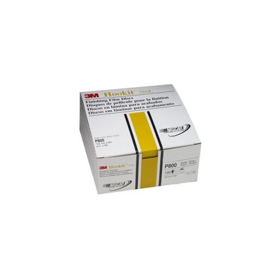 MMM970 image(0) - 3M HOOKIT FINISHING FILM DISCS P800 6IN 100PK