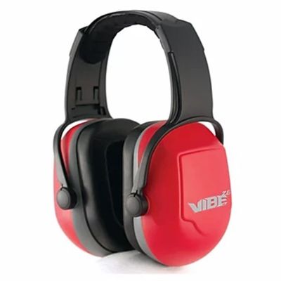 SRW20774 image(1) - Jackson Safety Earmuffs - H70 Vibe Series - NRR 26 - Red