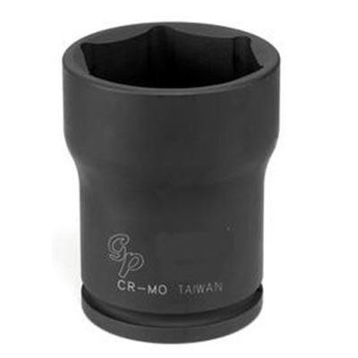 GRE3764D image(0) - Grey Pneumatic 3/4" Drive x 2" Deep Truck Pinion Locknut  Socket