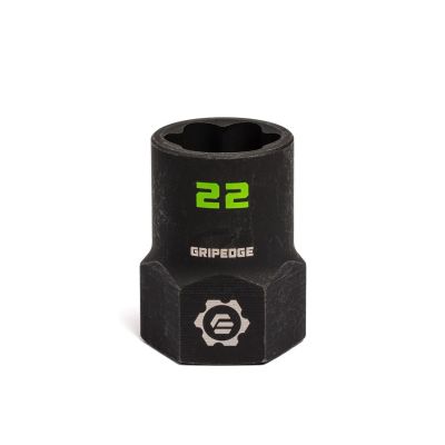 GETXCM22 image(0) - Grip Edge Tools 22mm 1/2" Dr RPT socket extractor with FORS (standard length)