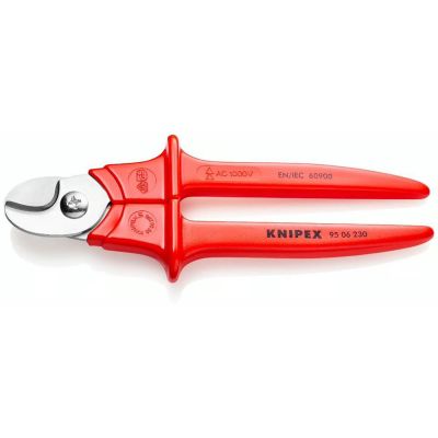 KNP9506230 image(0) - KNIPEX Cable Shears - Plastic Coated Extrusion Handles